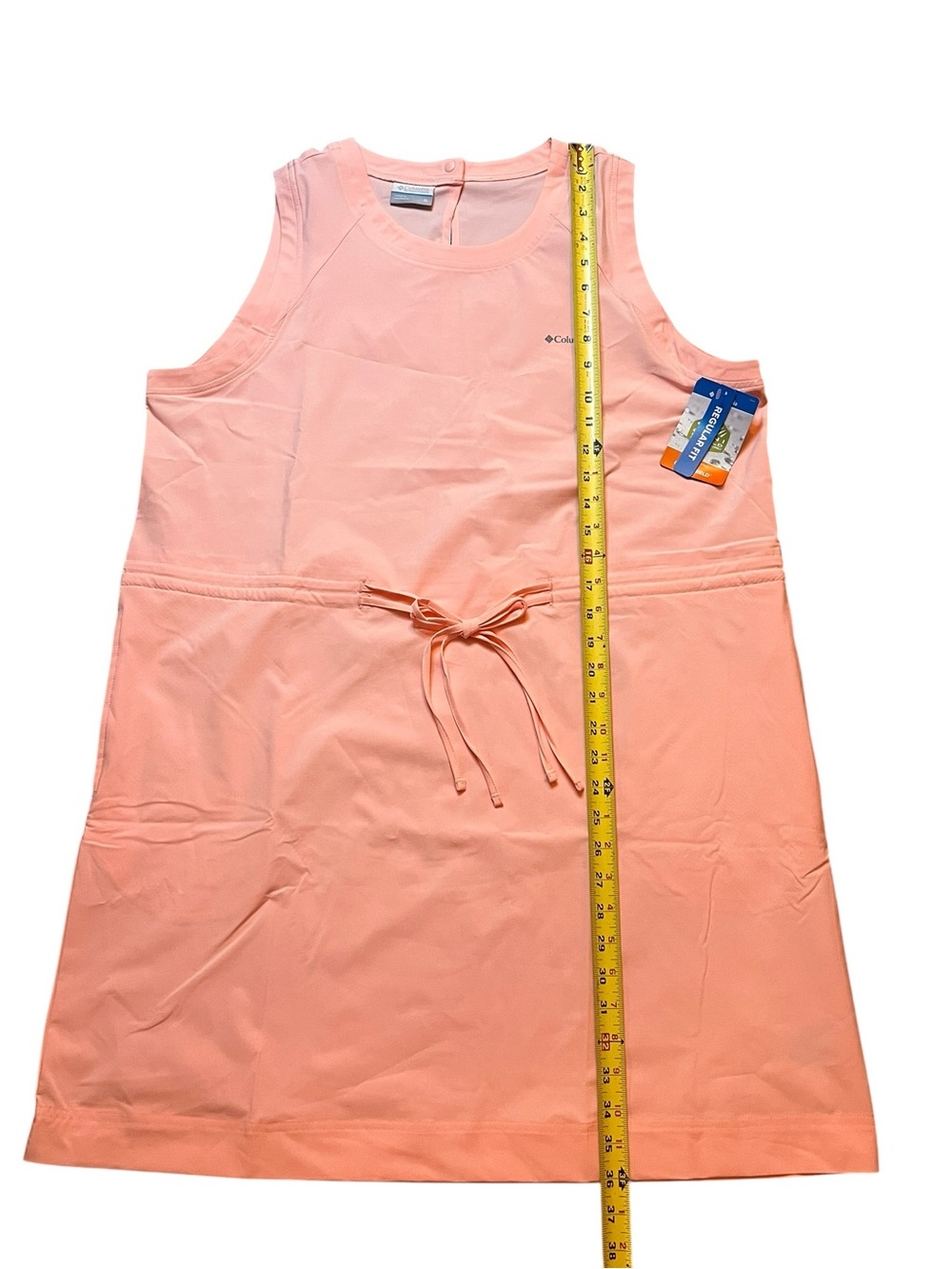 Columbia Women's XL Bogata Bay Dress II With Pockets In Pink Sand New - Picture 5 of 12